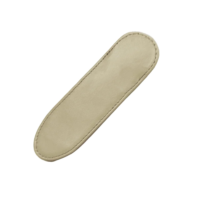 SMALL BEIGE LEATHER PEN CASE PLAIN