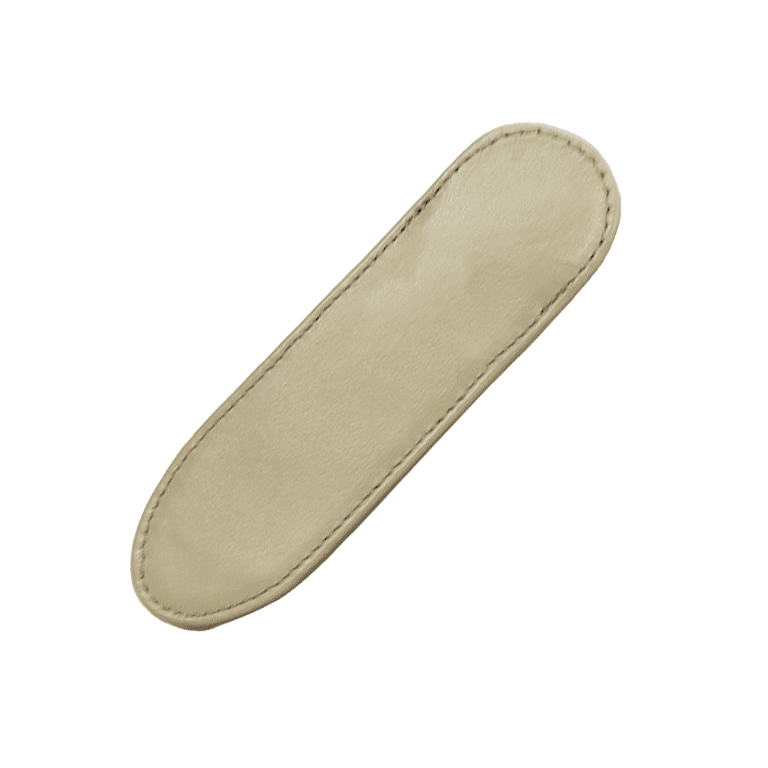 SMALL BEIGE LEATHER PEN CASE PLAIN