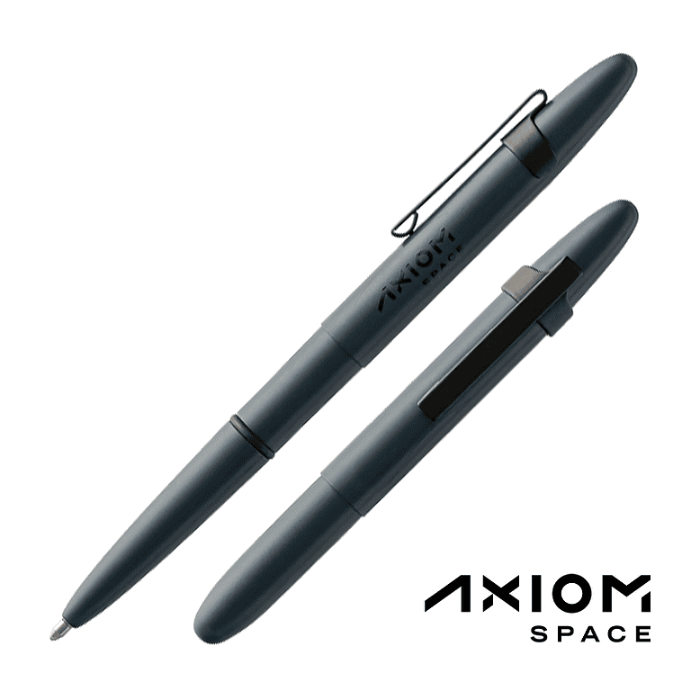 Stylo Space Pen Bullet Matte Black - Stylo Bille Compact Avec Clip, Neuf