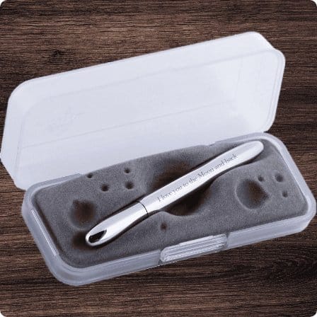 BULLET SPACE PEN - CHROME + ST GEORGE'S FLAG - f600sgc