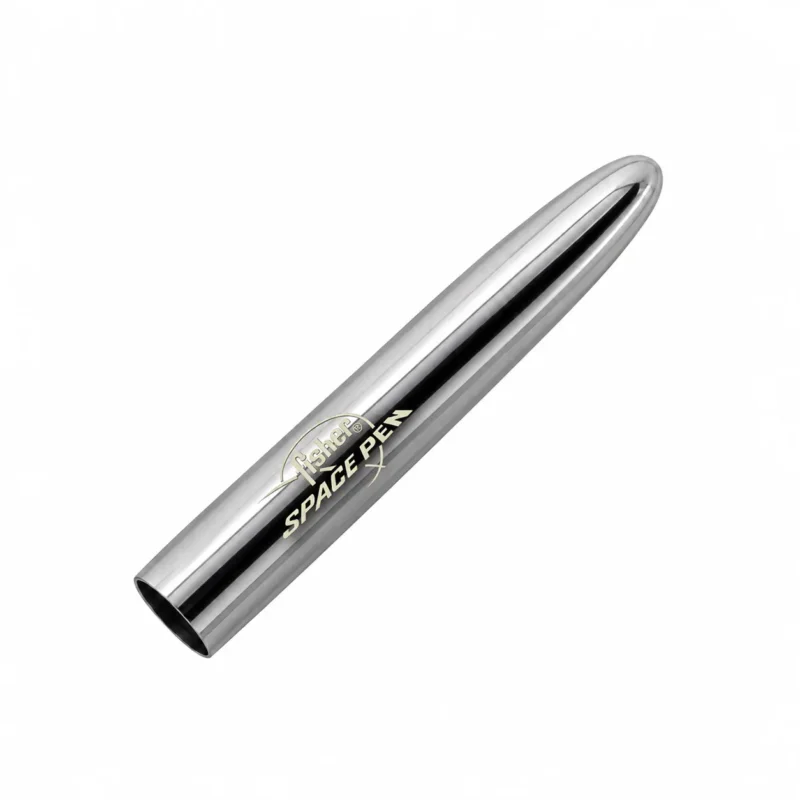 BULLET SPACE PEN – CHROME LASER ENGRAVED FISHER LOGO CAP – f400/fsp-cap